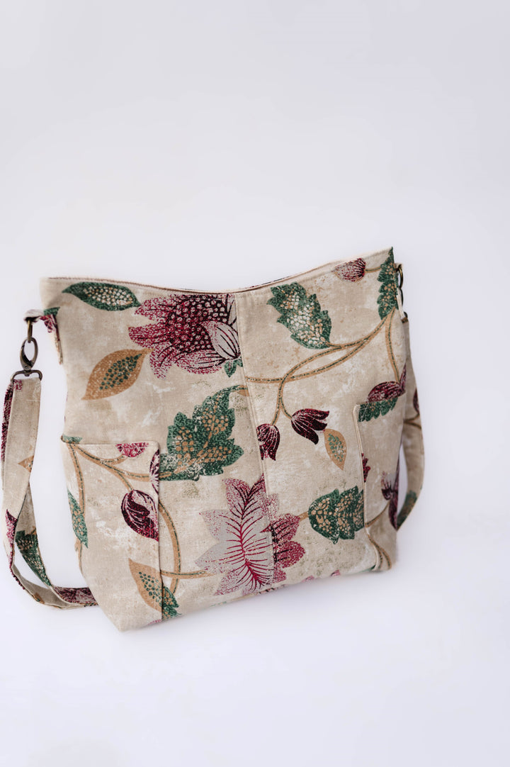 Large Floral Bucket Handbag