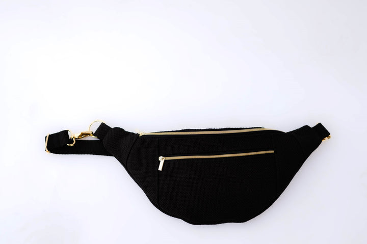 Black Vintage Fanny Pack