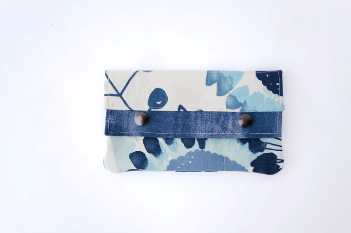 Blue Floral Wallet