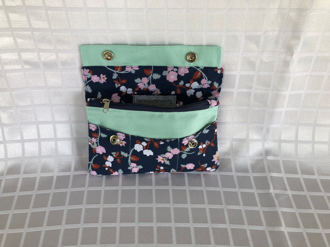 Floral & Mint Wallet