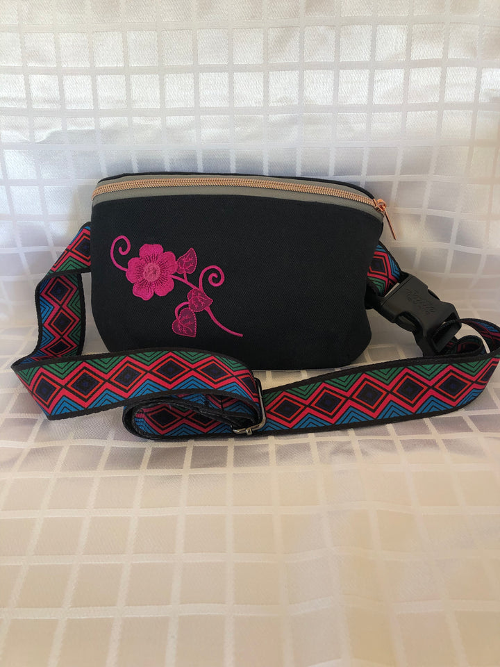 Black & Colorful Small Crossbody