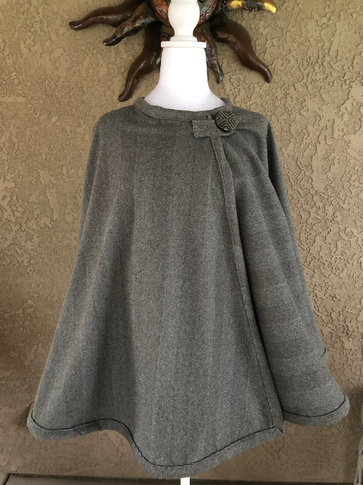 Herringbone Circle Cape