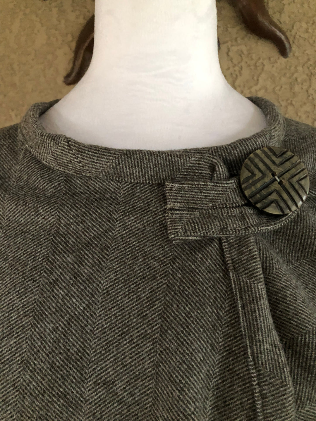 Herringbone Circle Cape