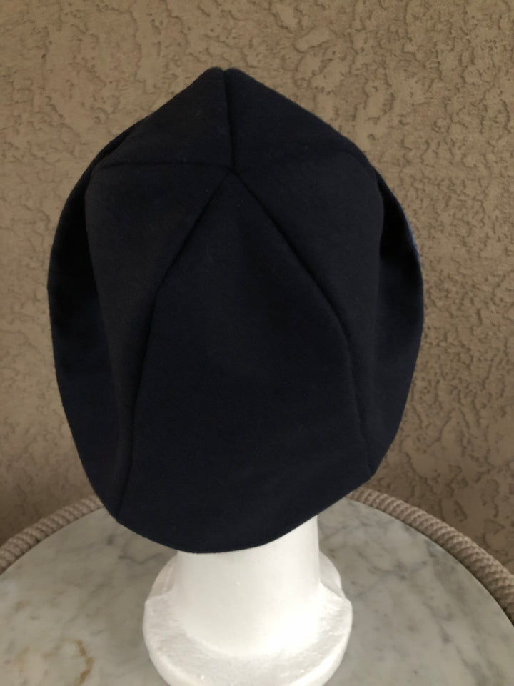 Bell Shaped Cloche Hat in Blue