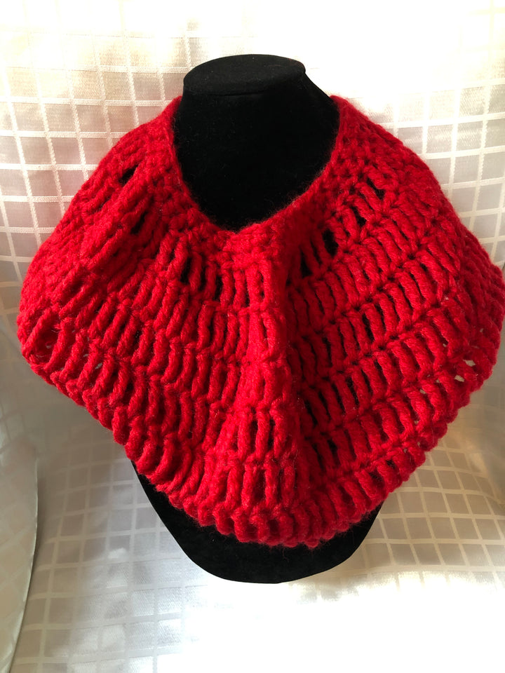 Crochet Neck Cozy - Heavier Yarn