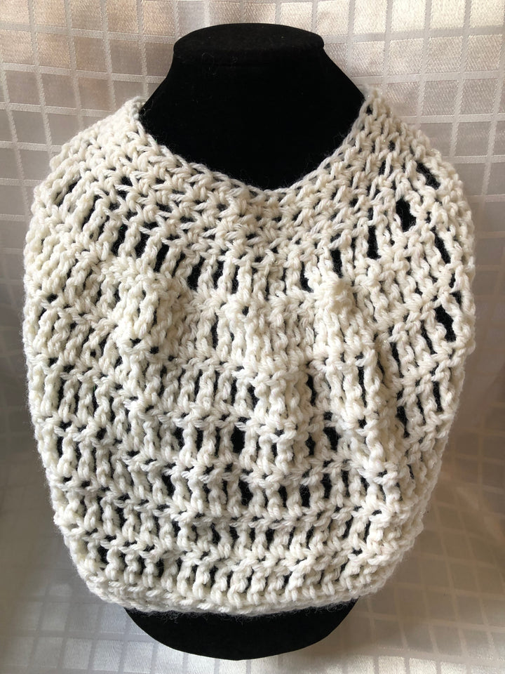 Crochet Neck Cozy - Lightweight yarn