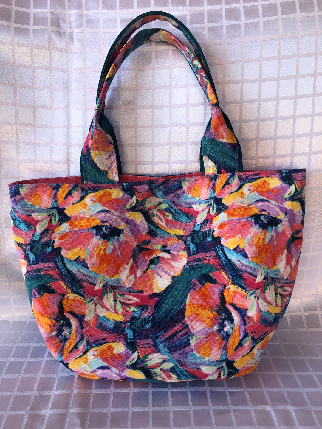 Vibrant Floral Handbag/Tote