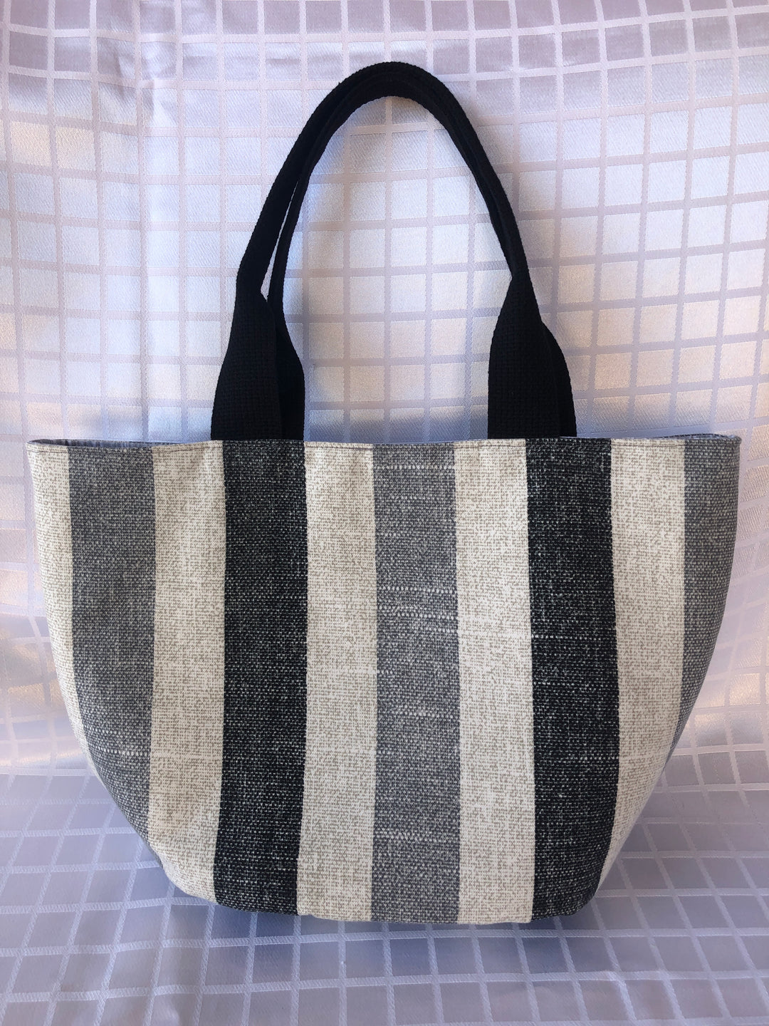 Classic Black and White Handbag/Tote