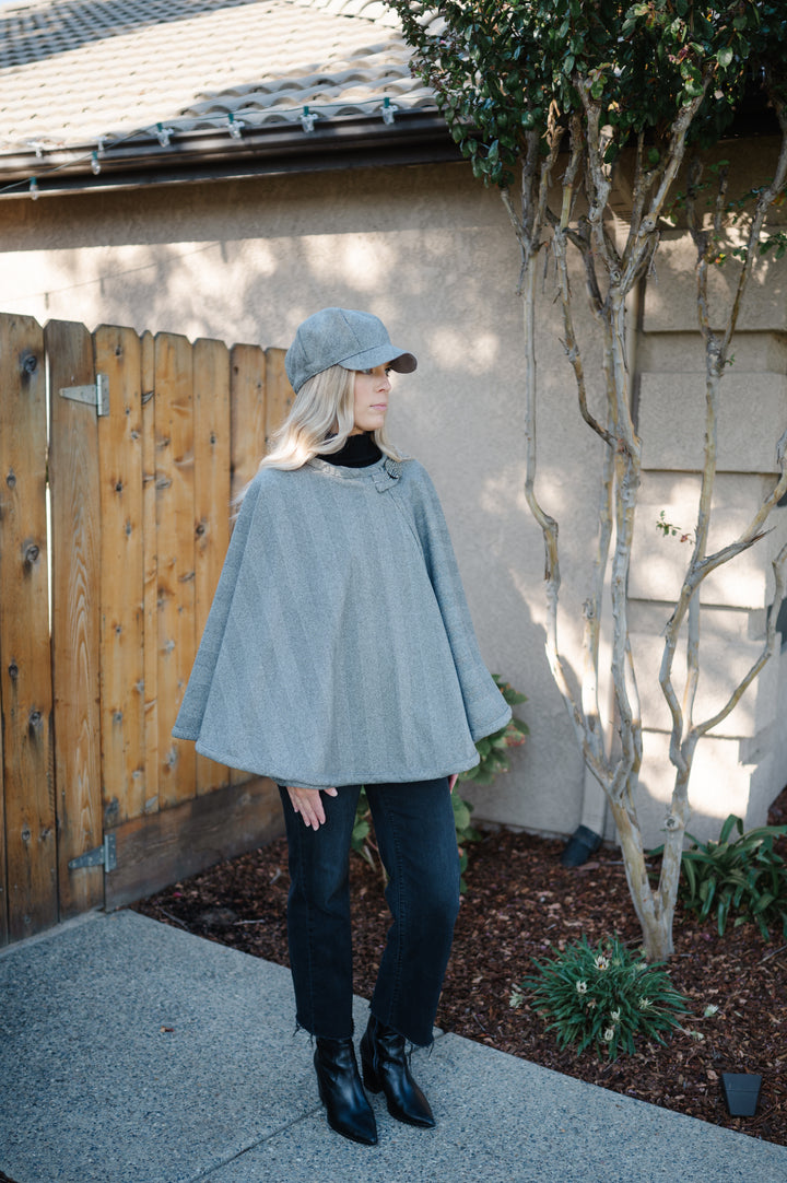 Herringbone Circle Cape