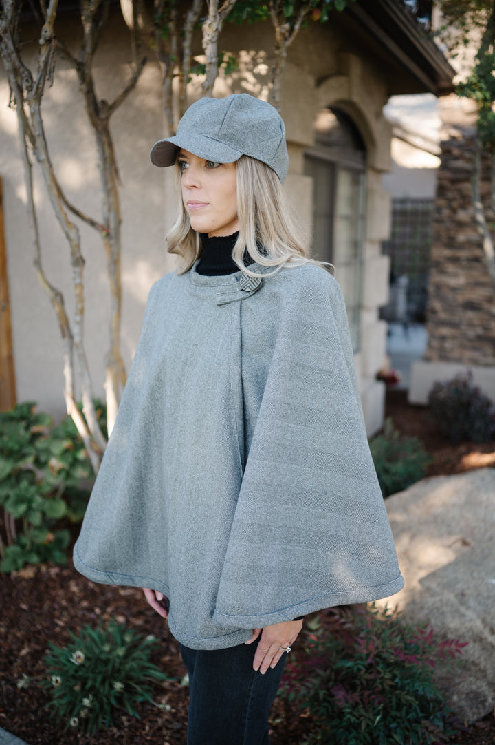 Herringbone Circle Cape