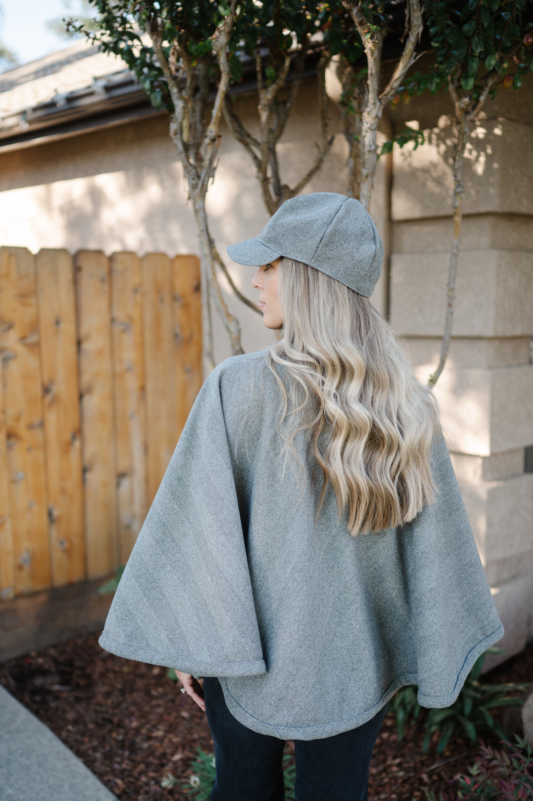 Herringbone Circle Cape